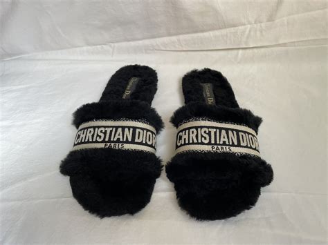 christian dior shearling slides|Christian Dior tracksuit for women.